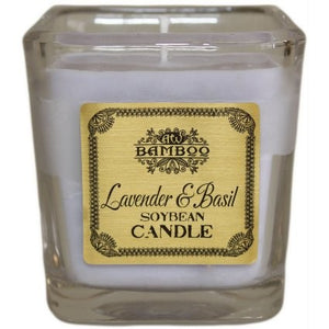Lavender & Basil Luxury Scented Soybean Candle